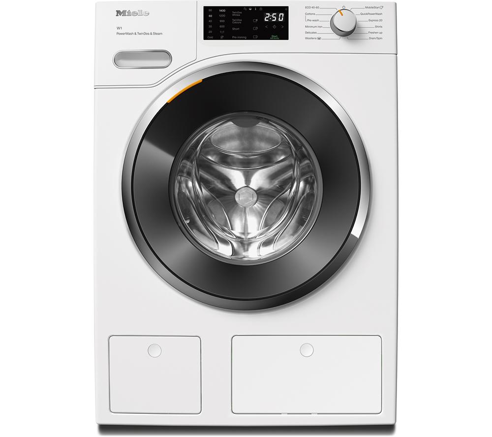MIELE WWG880 WCS PWash&TDos&Steam WiFi-enabled 9 kg 1400 Spin Washing Machine - Lotus White