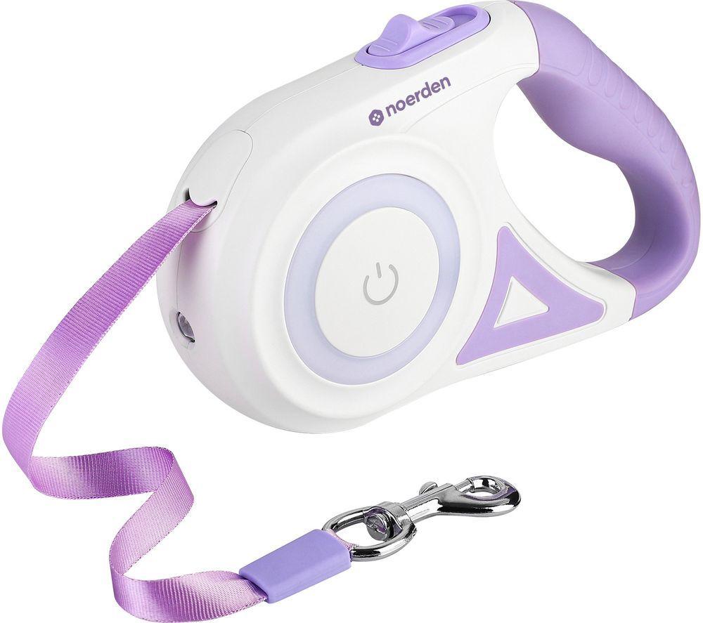 NOERDEN Flexi Retractable Pet Leash - Purple