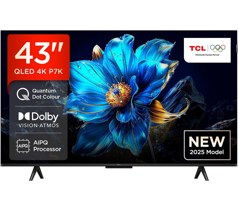 TCL 43P7K  Smart 4K Ultra HD HDR QLED TV