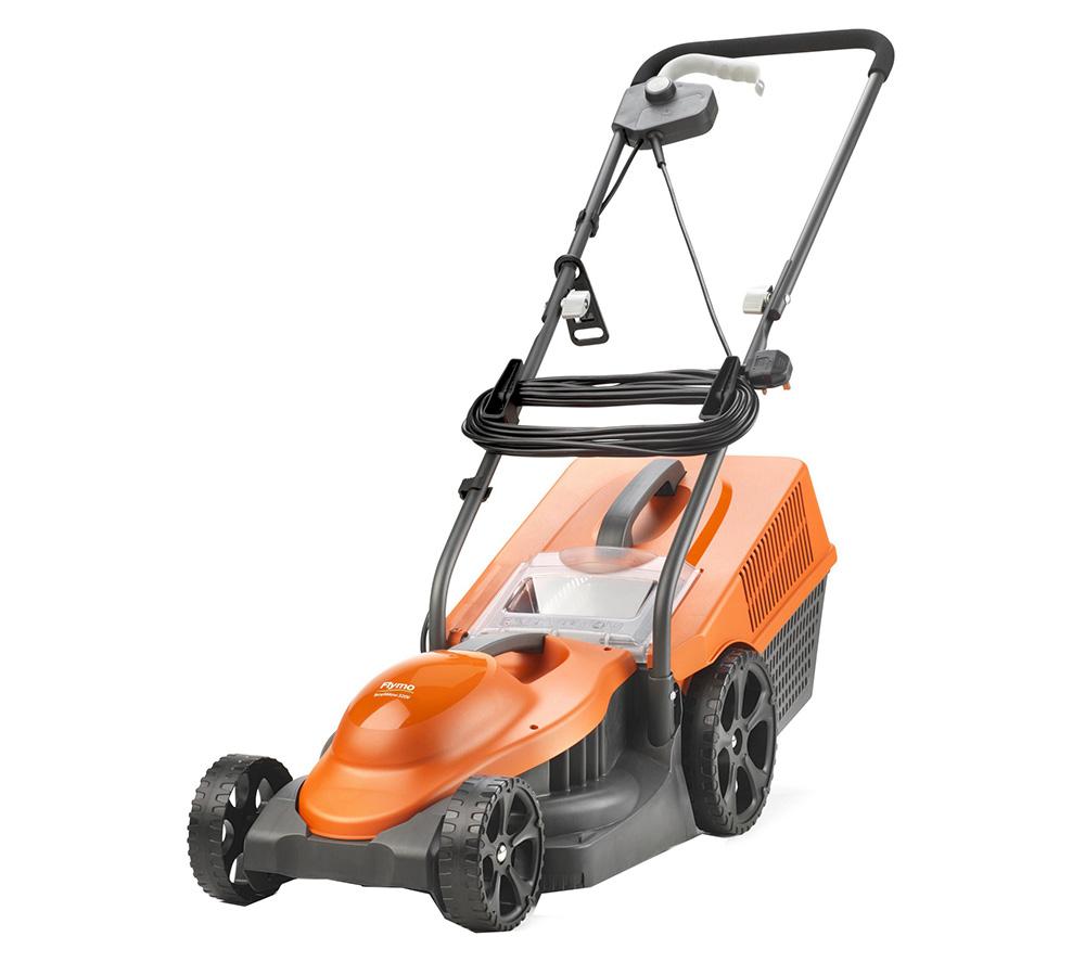 FLYMO SimpliMow 320V Lawn Mower - Orange & Black