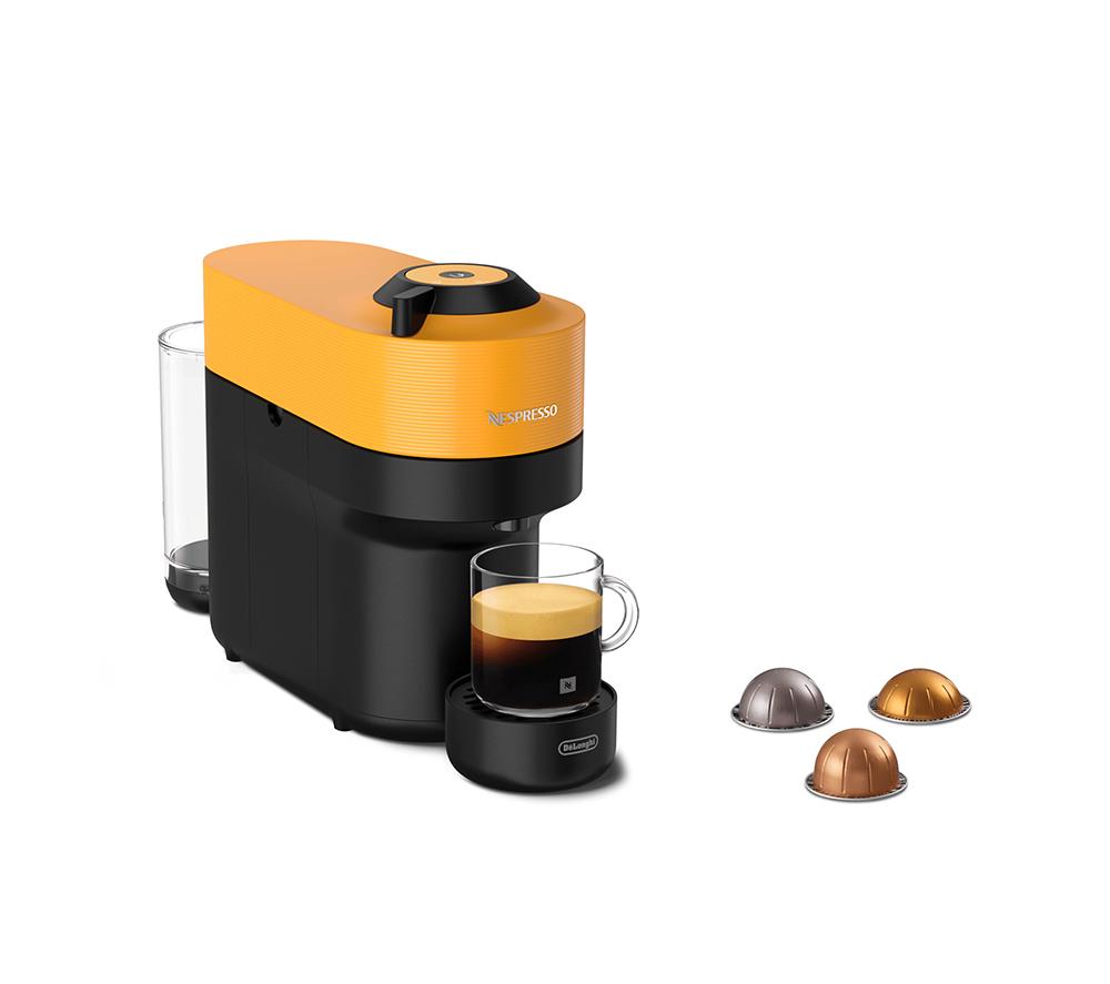 NESPRESSO by De'Longhi Vertuo Pop ENV90.Y Coffee Machine - Yellow