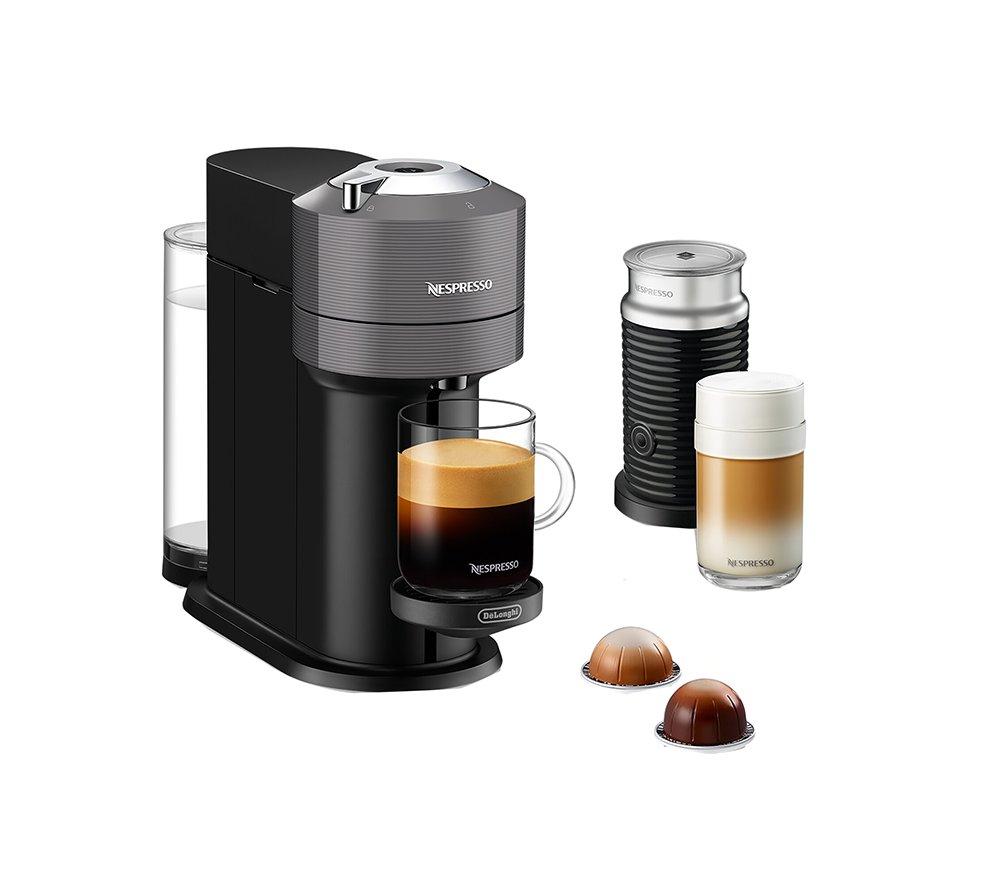 NESPRESSO by De'Longhi Vertuo Next Barista Bundle ENV120.GYAE Coffee Machine - Grey