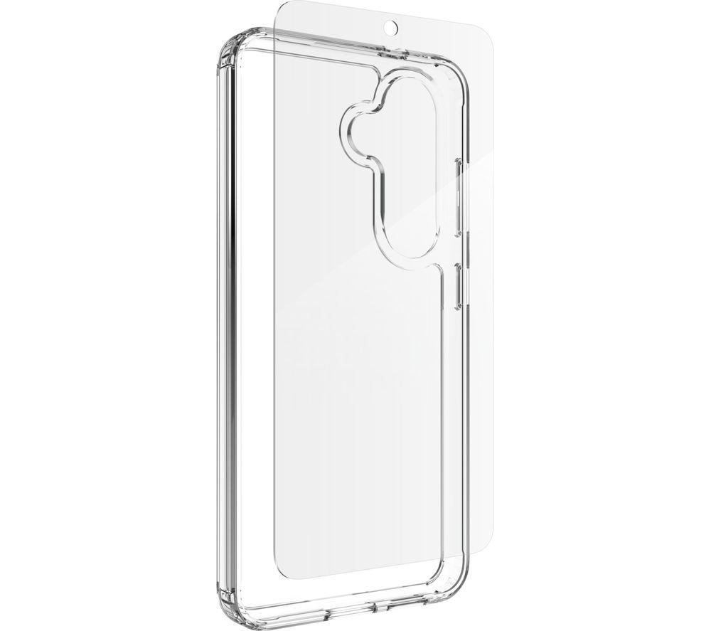 DEFENCE Galaxy S25 Plus Case & Screen Protector Bundle - Clear