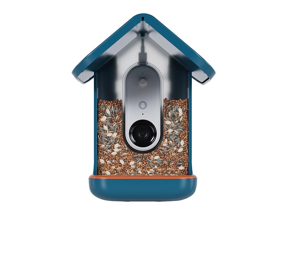 BIRD BUDDY 2.0 Smart Camera Bird Feeder with Solar Roof - Blue