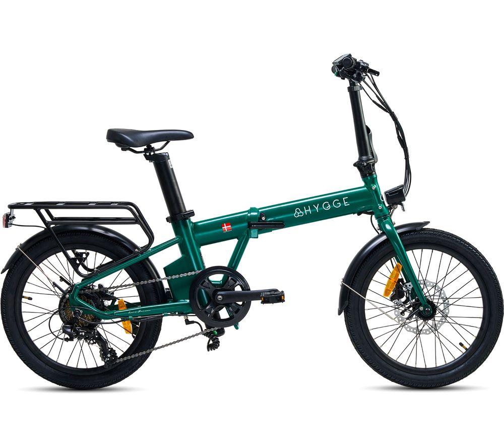 HYGGE Virum HY0240 Electric Folding Bike - British Racing Green