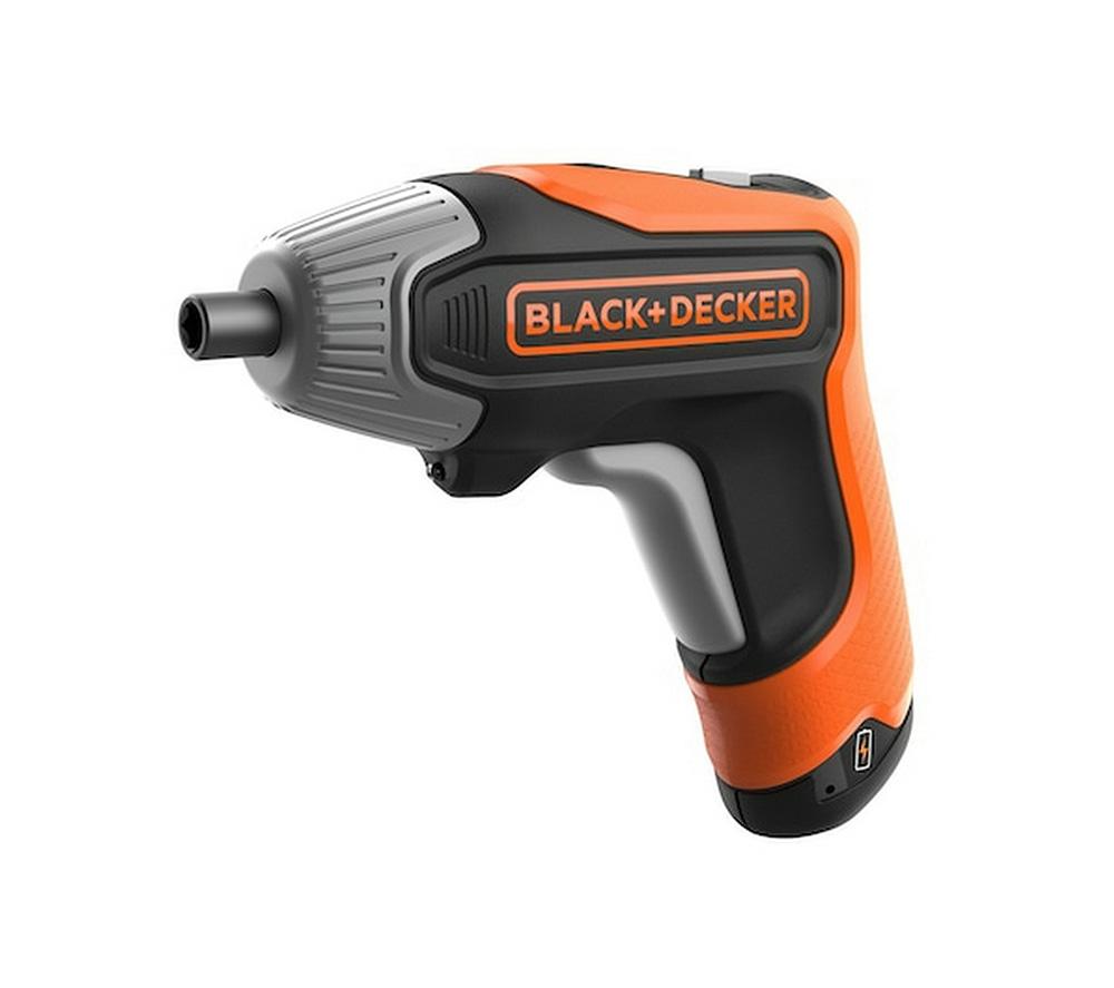 BLACK   Rapid 3.6 V Cordless Screwdriver - Orange & Black