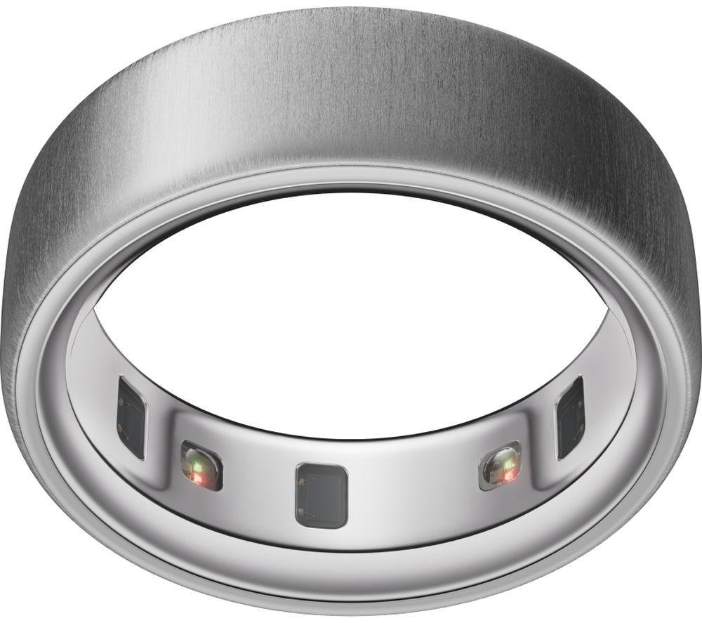OURA Ring 4 - Brushed Silver, Size 8