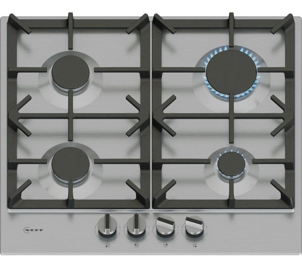 NEFF N70 T26CIP8N0 60 cm Gas Hob - Stainless Steel
