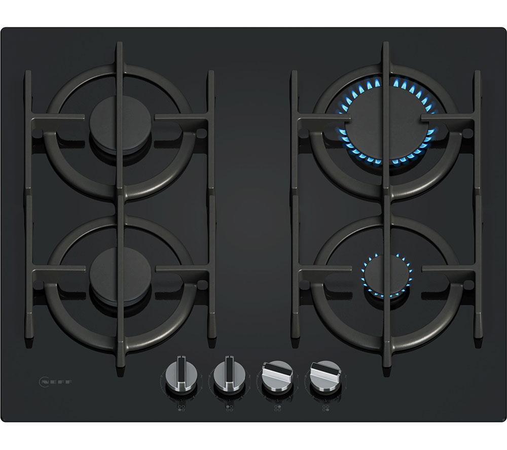 NEFF N70 T26PIP4S0 60 cm Gas Hob - Black