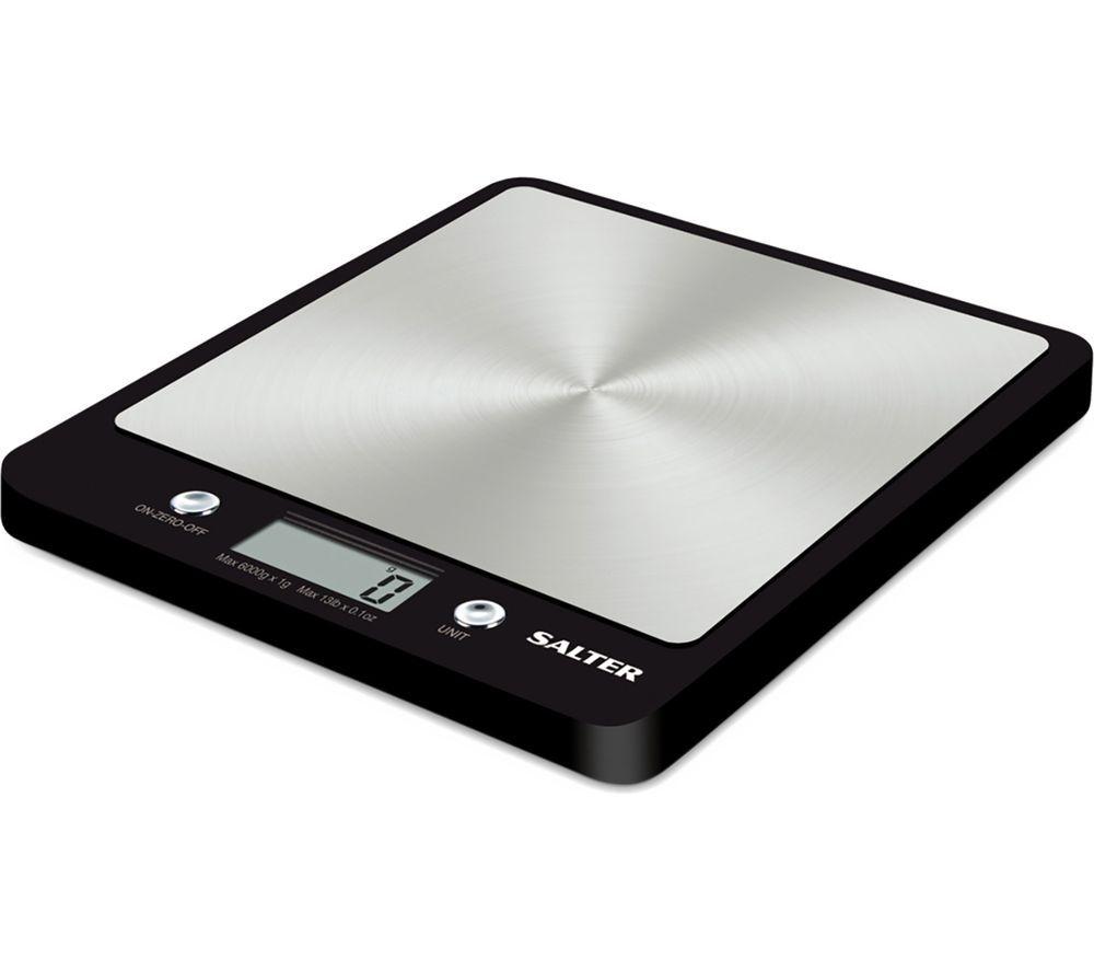 SALTER Evo 1241A BKDRCEU16 Digital Kitchen Scales - Black