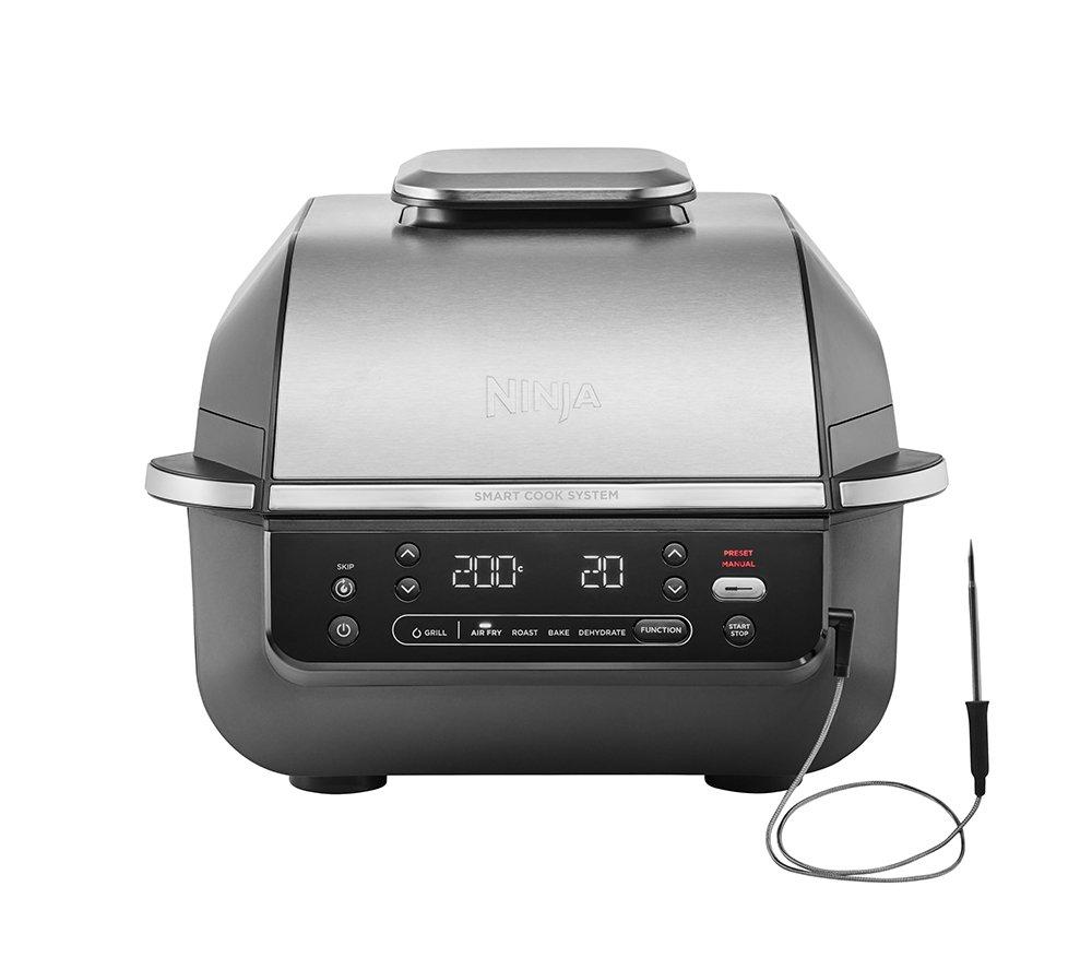 NINJA EG351UK 5-in-1 Indoor Grill & Air Fryer - Black & Silver