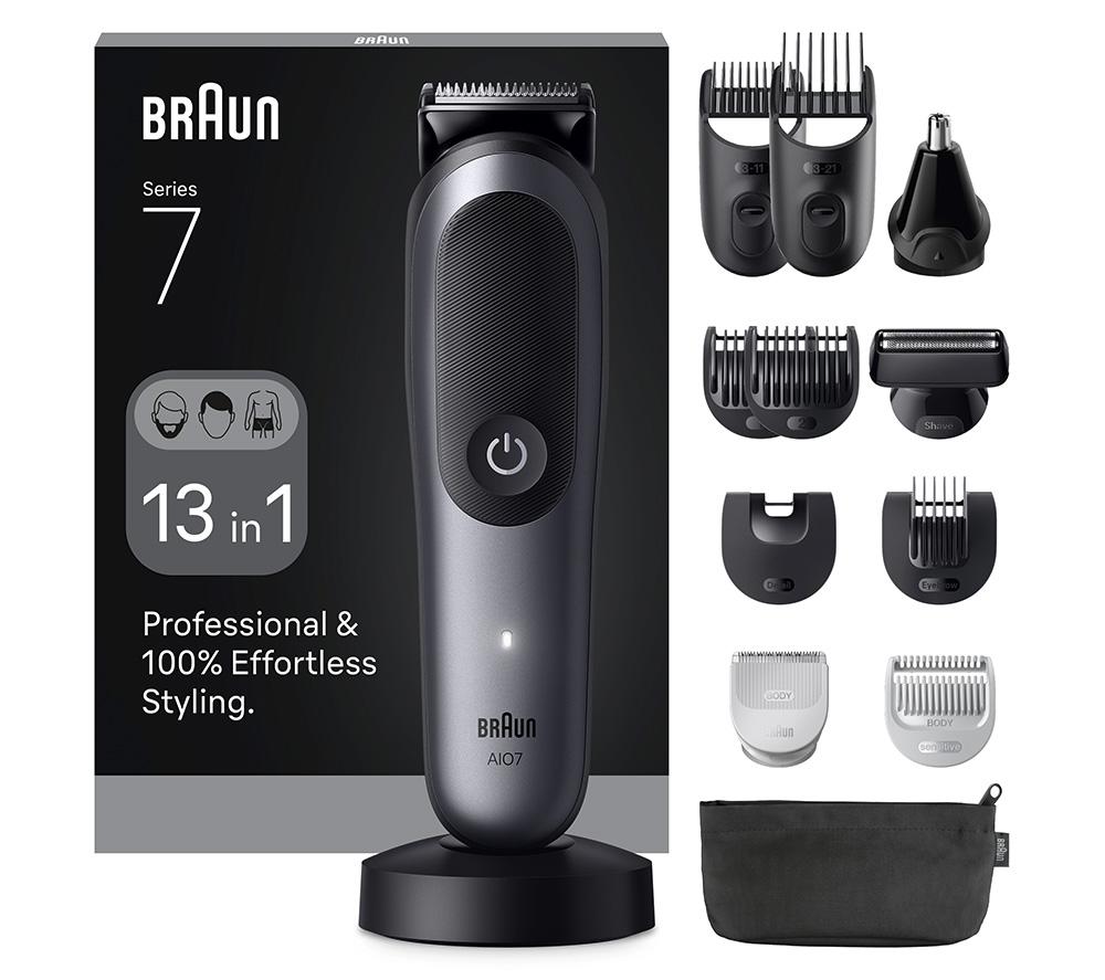 BRAUN Series 7 AIO7560 Wet & Dry All-in-One Body Groomer - Grey