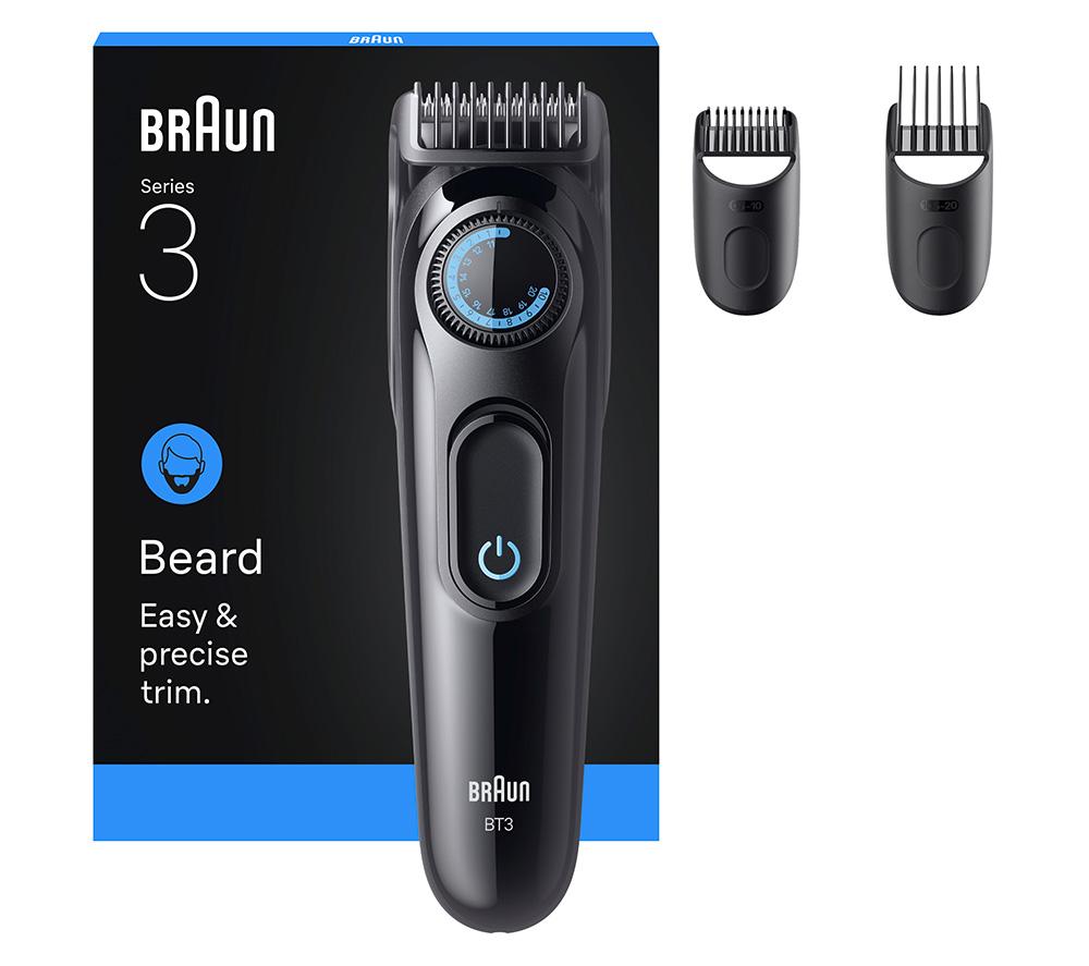 BRAUN Series 3 BRABT3520 Beard Trimmer - Black