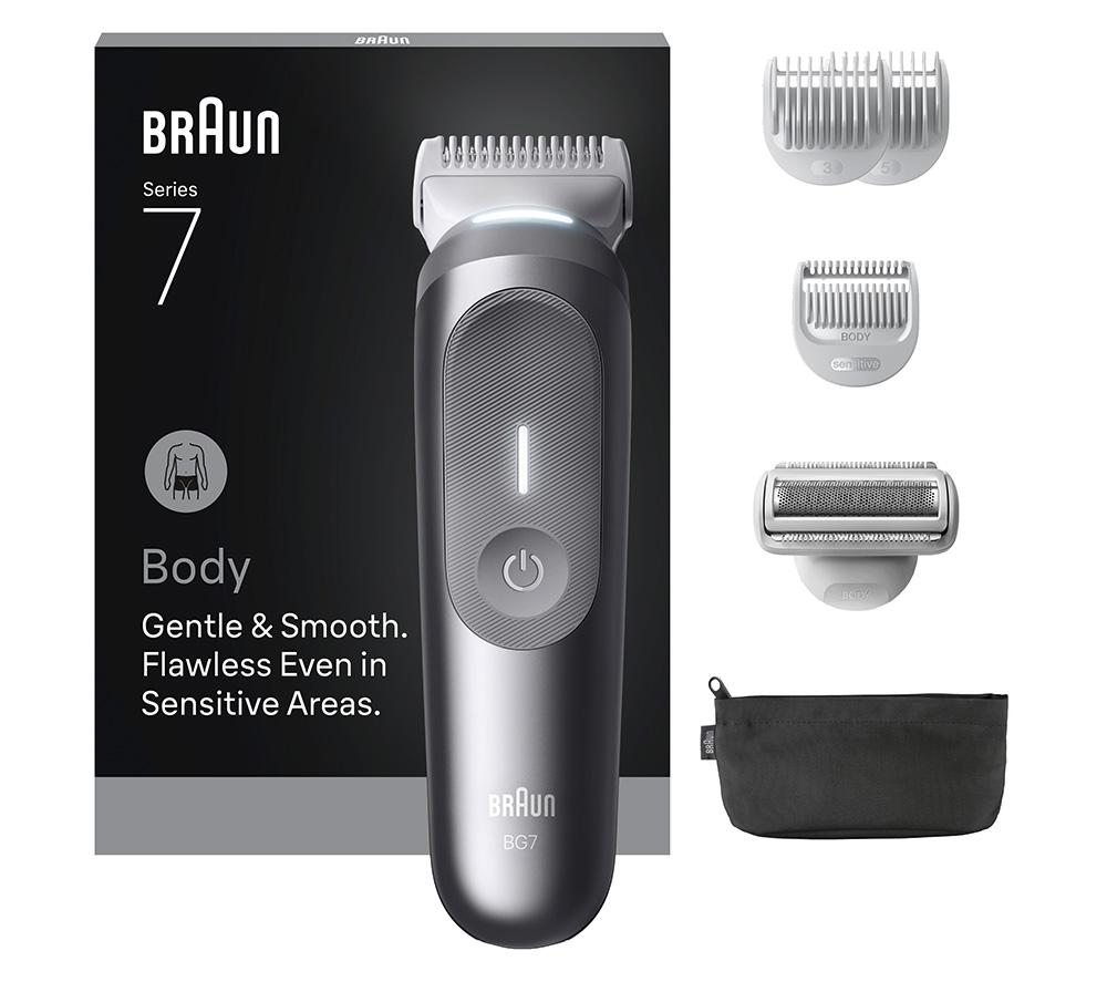 BRAUN Series 7 BG7550 Wet & Dry Body Groomer - Grey