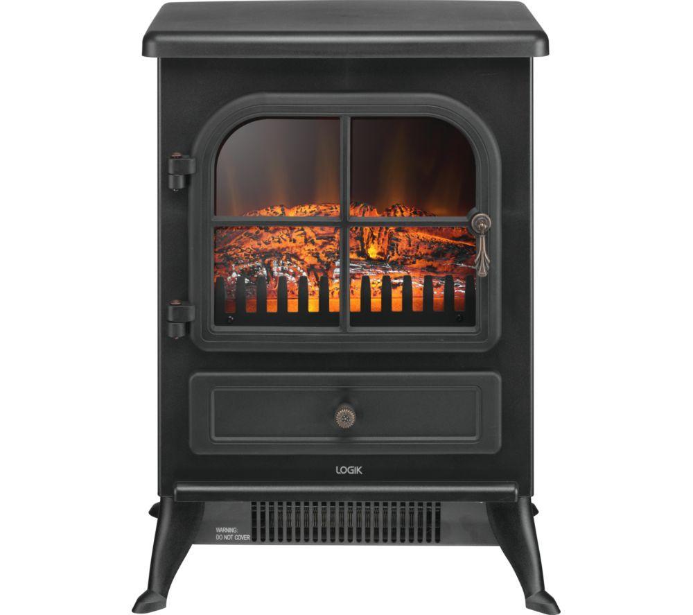LOGIK L185EFB25 Electric Fireplace - Black