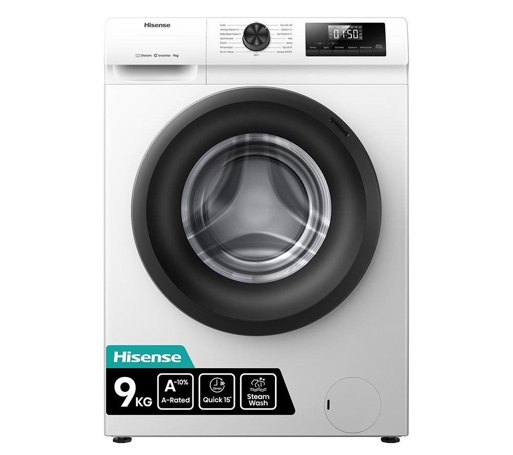 HISENSE 1 Series WF1Q9041BW 9 kg 1400 Spin Washing Machine - White