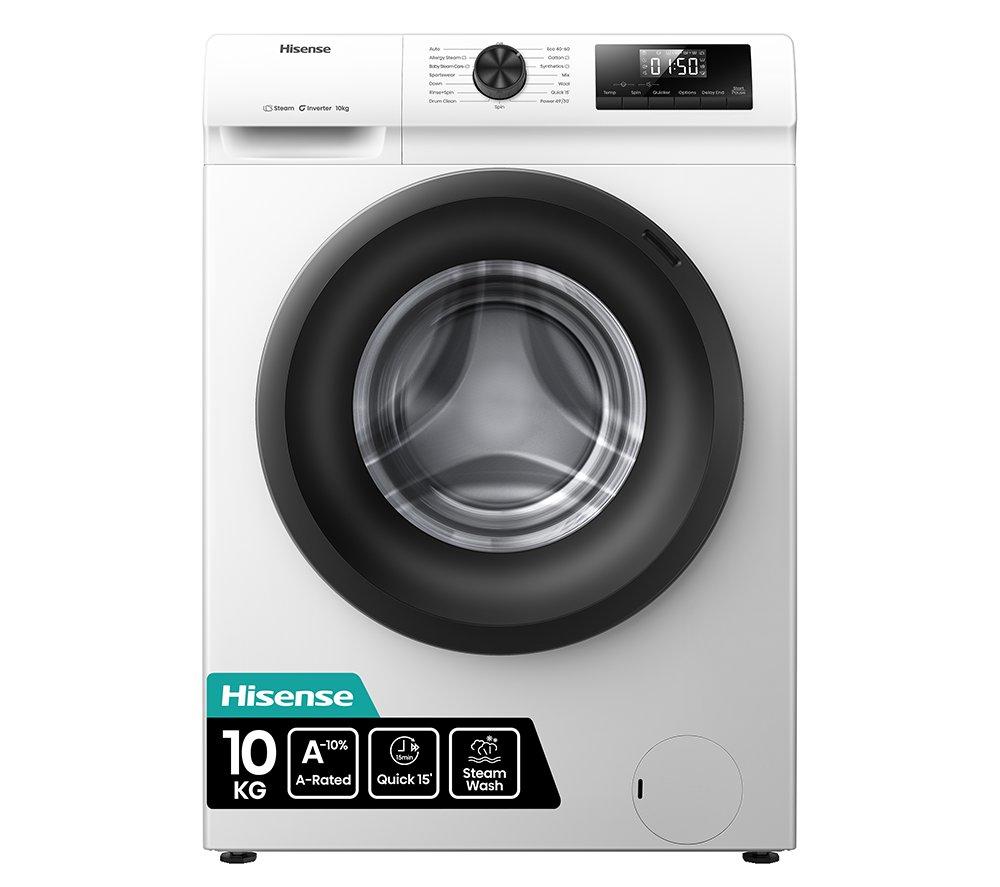 HISENSE 1 Series WF1Q1041BW 10 kg 1400 Spin Washing Machine - White