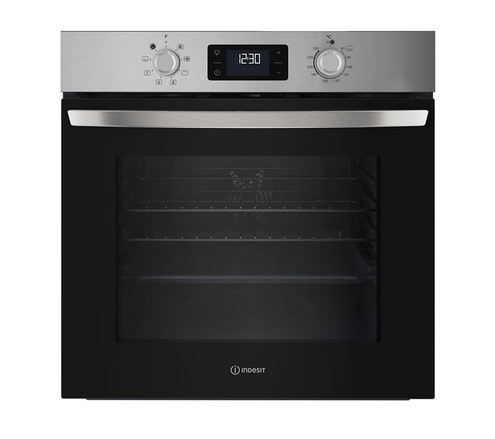 INDESIT Turn&Go IO 253 X UK Electric Oven - Black