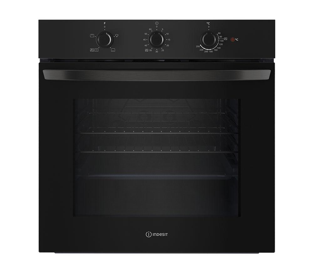 INDESIT Click&Clean IO 232H X UK Electric Oven - Black