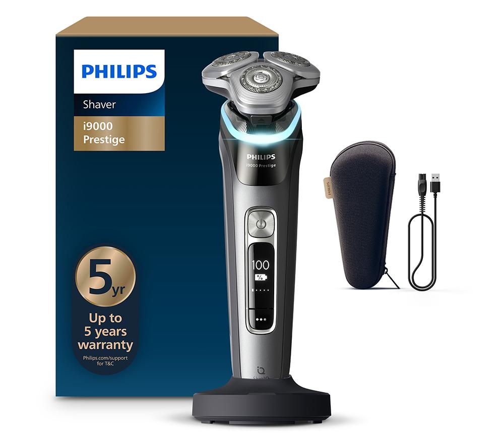 PHILIPS i9000 XP9202/10 Prestige Wet & Dry Rotary Shaver - Dark Slate