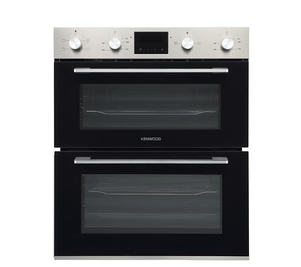 KENWOOD KBUDOX25 Electric Built-under Double Oven - Black & Stainless Steel