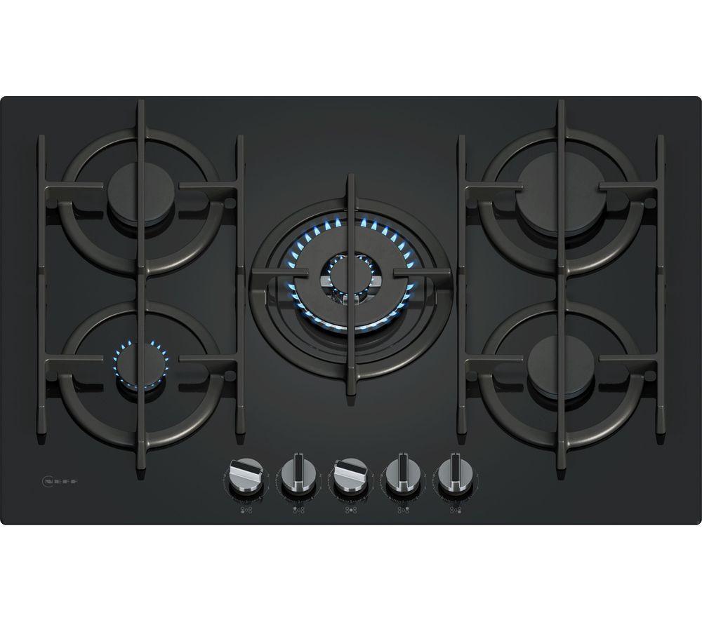 NEFF N70 T27PIQ4S0 75 cm Gas Hob - Black