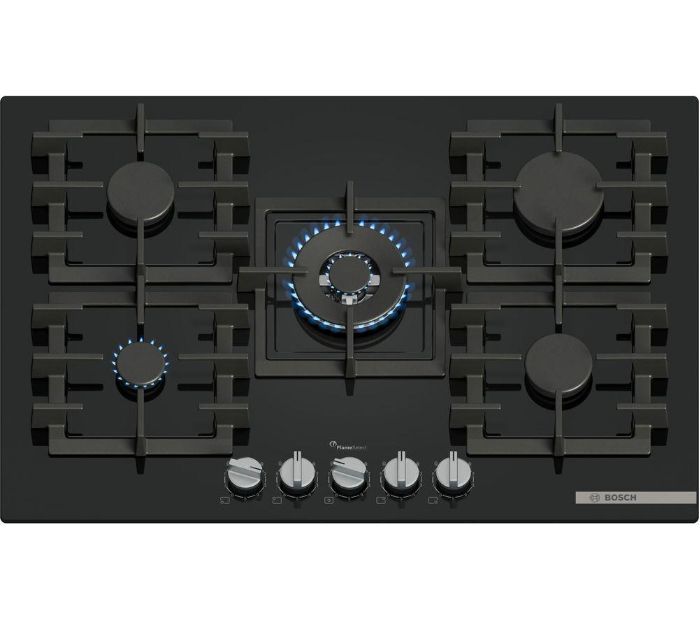 BOSCH Series 6 PPQ7A6I40 75 cm Gas Hob - Black