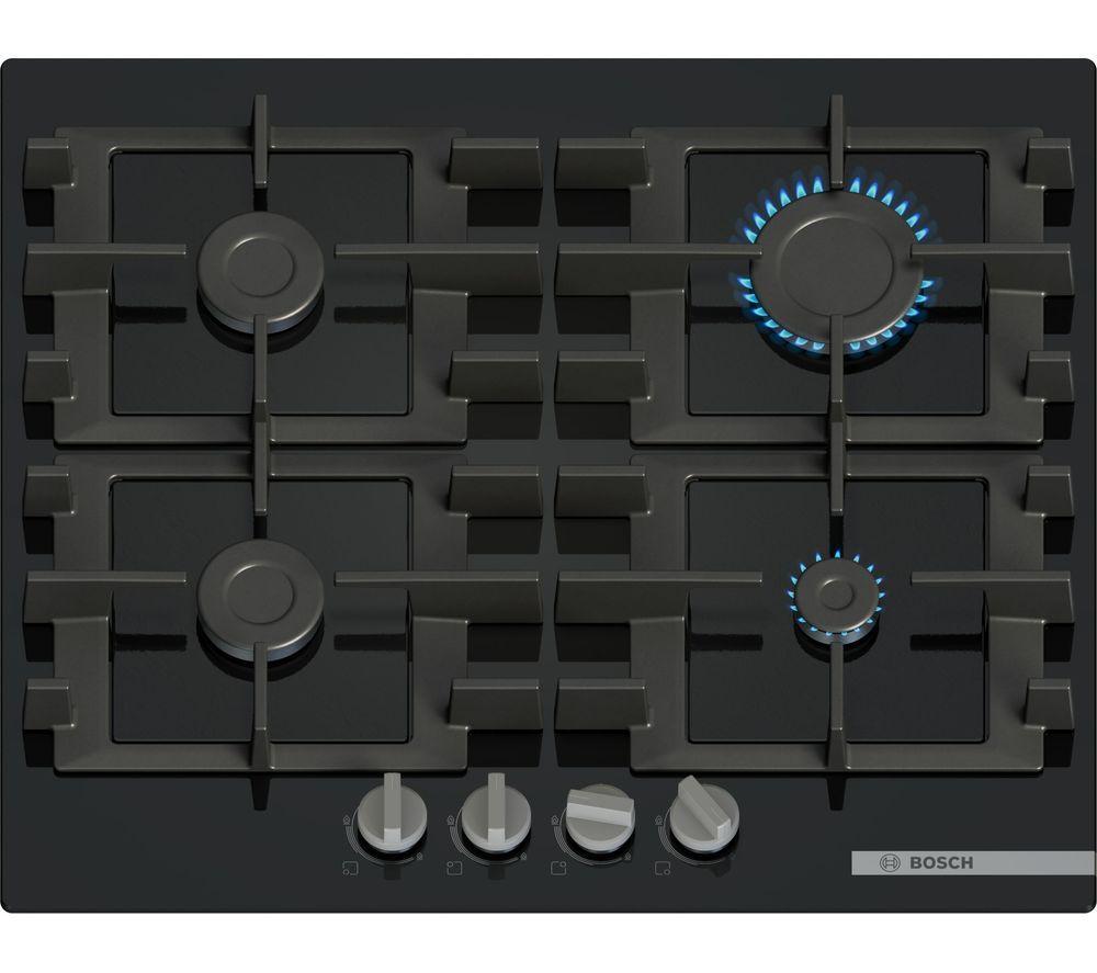 BOSCH Series 4 PNP6B6K40 60 cm Gas Hob - Black