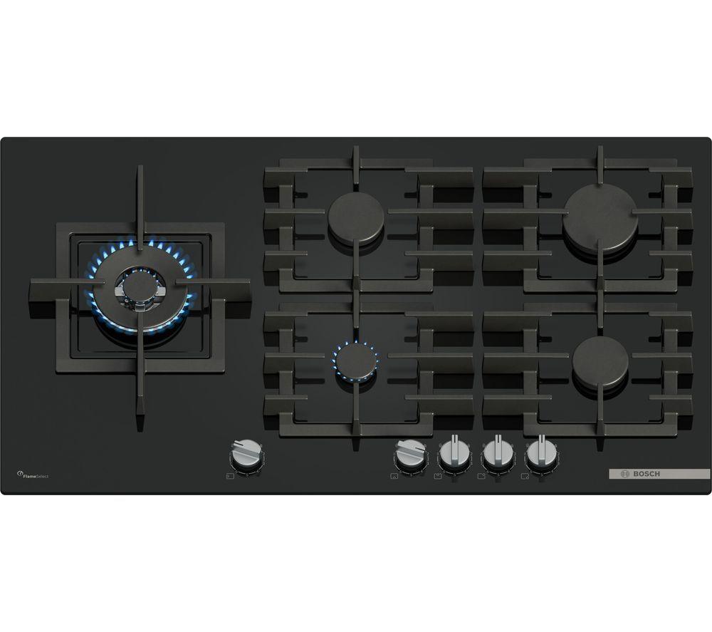 BOSCH Series 6 PPM9A6I40 90 cm Gas Hob - Black