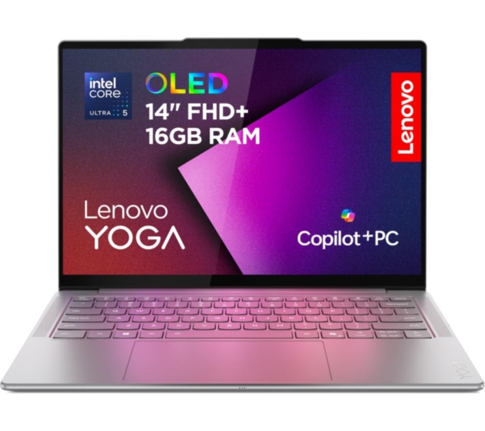 LENOVO Yoga Slim 7 14inch Laptop - Intel®Core  Ultra 5, 512 GB SSD, Grey