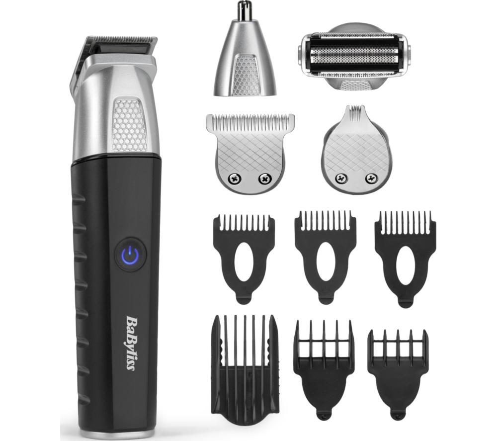 BABYLISS MT812U Lithium Power 11-in-1 Wet & Dry Multi-Trimmer - Black & Silver