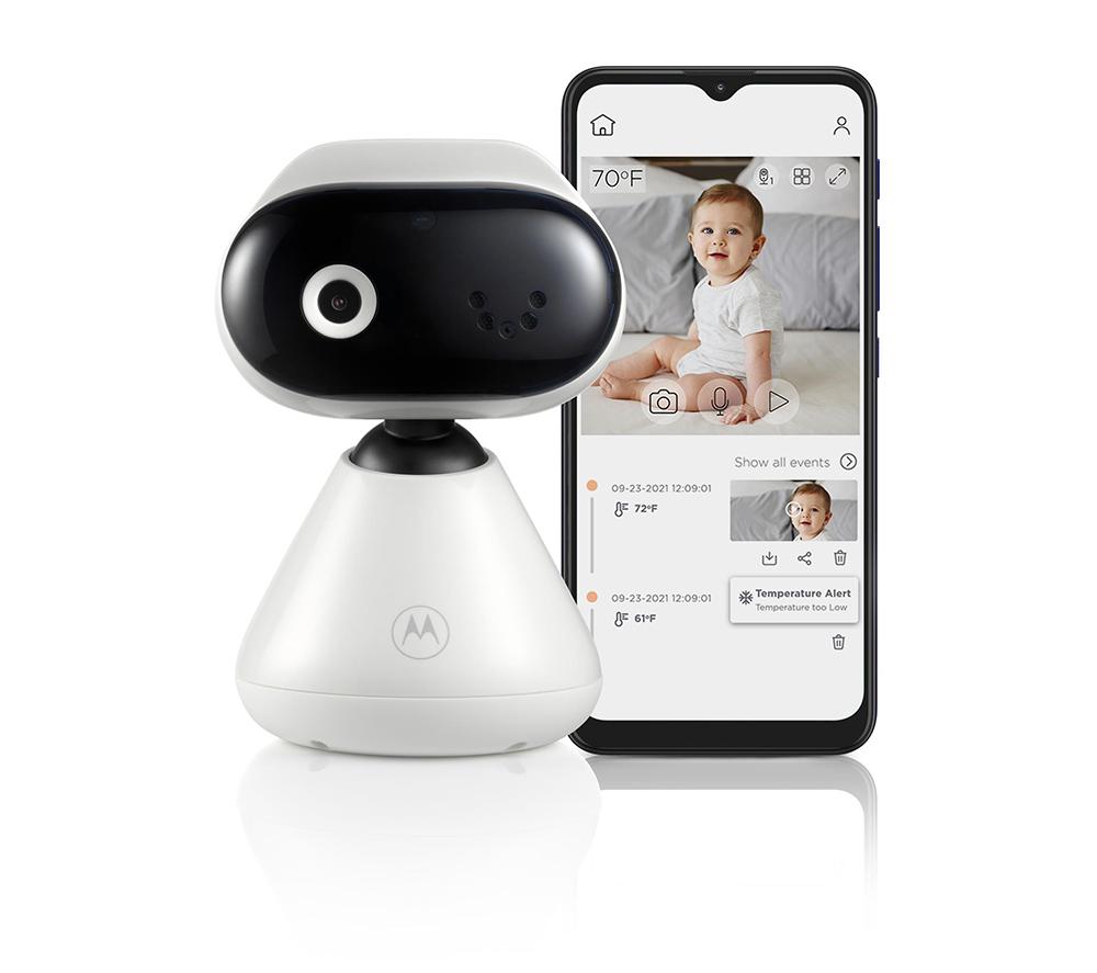MOTOROLA Connect Smart WiFi PIP1000 Video Baby Monitor - White & Black