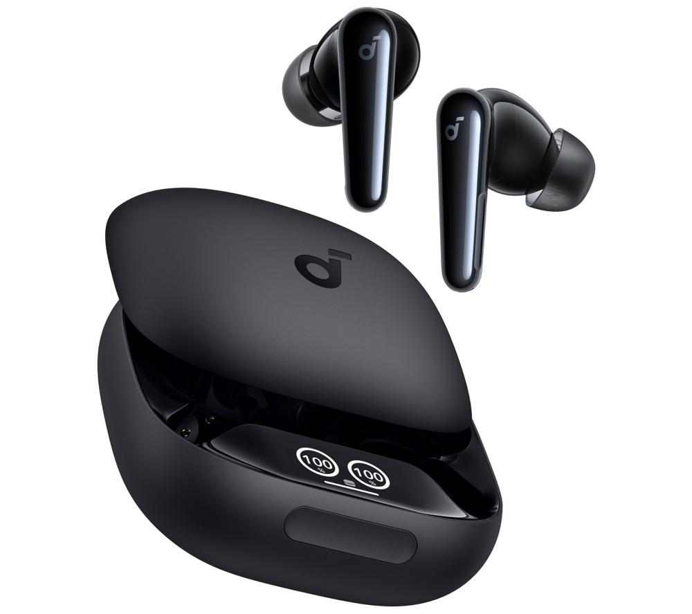 SOUNDCORE Liberty 4 Pro Wireless Bluetooth Noise-Cancelling Earbuds - Black