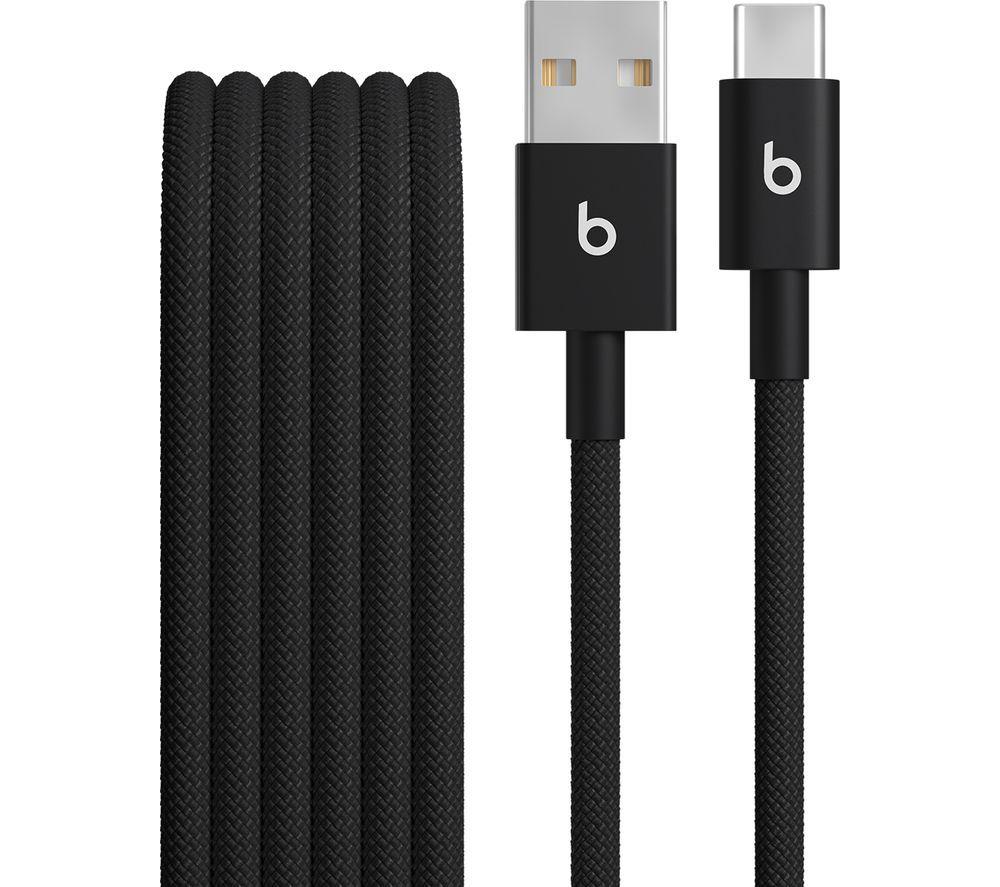 BEATS USB-A to USB-C Woven Cable - 1.5 m, Bolt Black