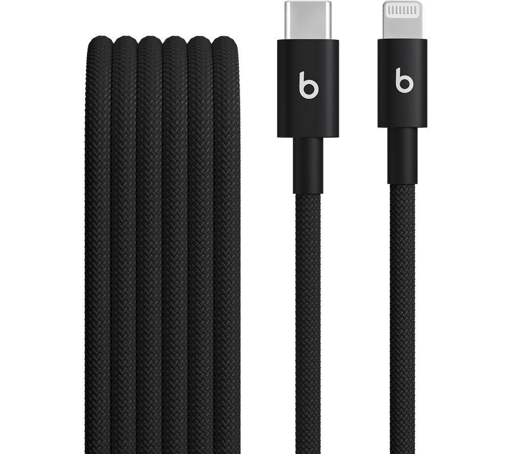 BEATS USB-C to Lightning Woven Cable - 1.5 m, Bolt Black