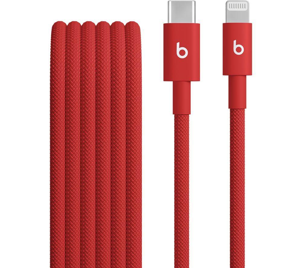 BEATS USB-C to Lightning Woven Cable - 1.5 m, Rapid Red