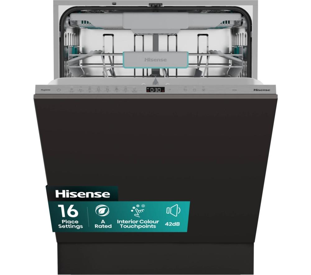 HISENSE HV673A60UK Full-size Fully Integrated WiFi-enabled Dishwasher