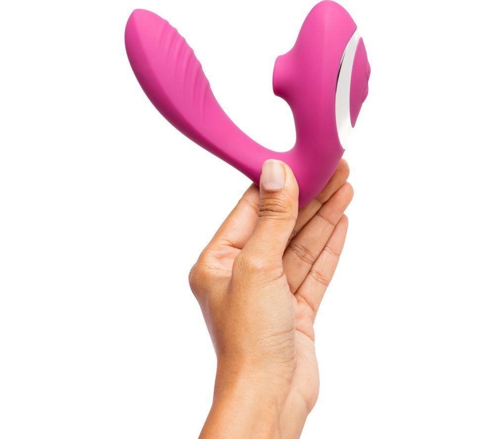 LOVEHONEY Mon Ami Dual Suction & Vibrating Stimulator - Pink