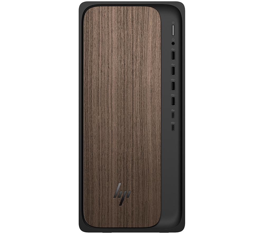 HP OmniDesk M03-0000na AI Desktop PC - Intel®Core  Ultra 7, 1 TB SSD, Dark Wood