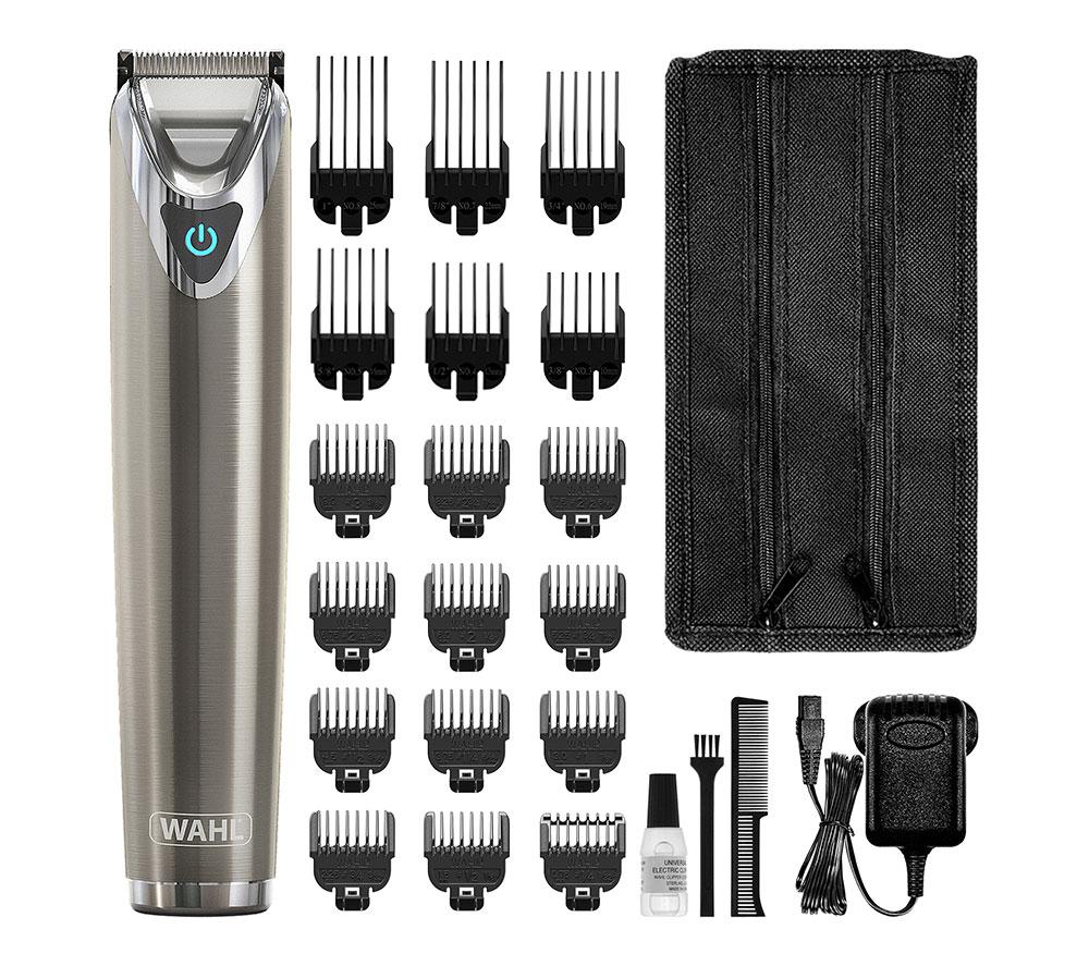 WAHL Stainless Steel Beard Trimmer - Silver