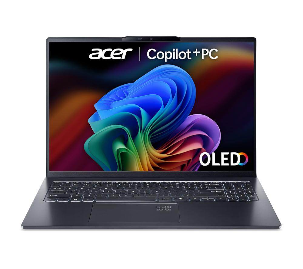 ACER Swift Go 16 OLED 16inch Laptop, Copilot PC - AMD Ryzen™ AI 7, 1 TB SSD, Grey