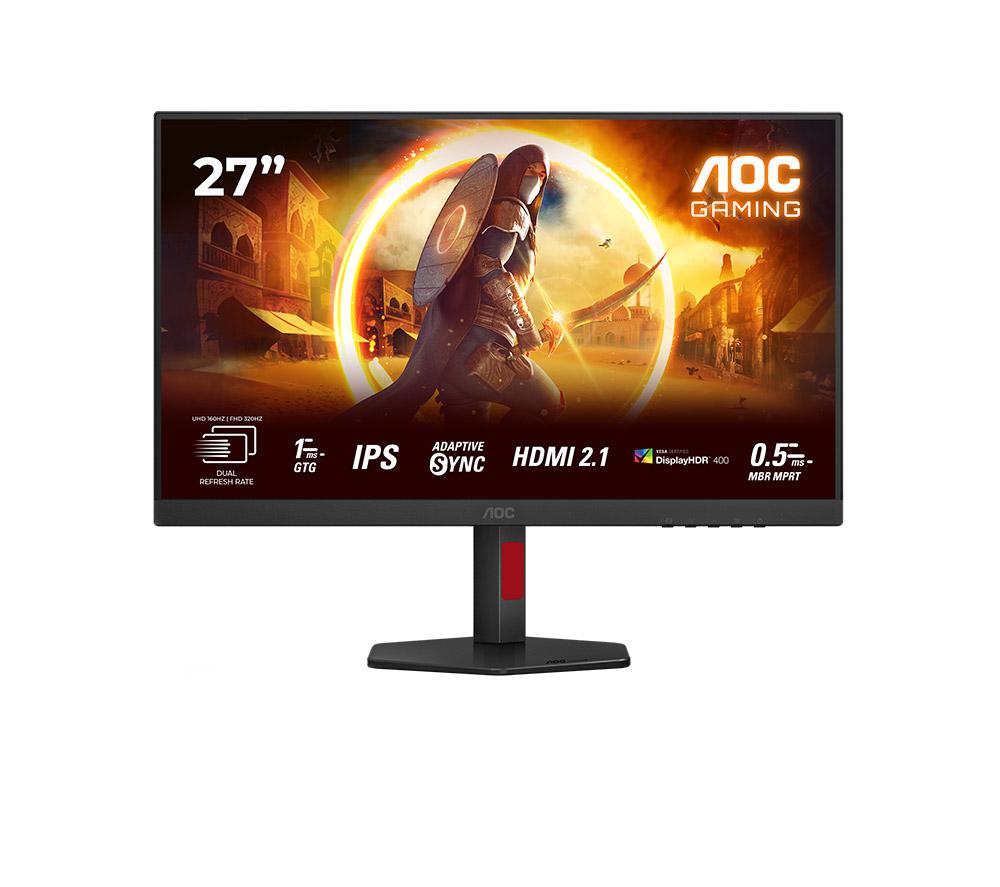 AOC U27G4R 4K Ultra HD 27inch Fast IPS Dual-Mode Gaming Monitor - Black
