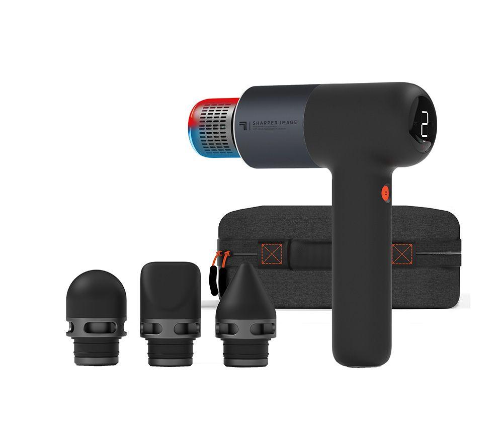 SHARPER IMAGE Powerboost Pro Plus Hot and Cold Massager - Black