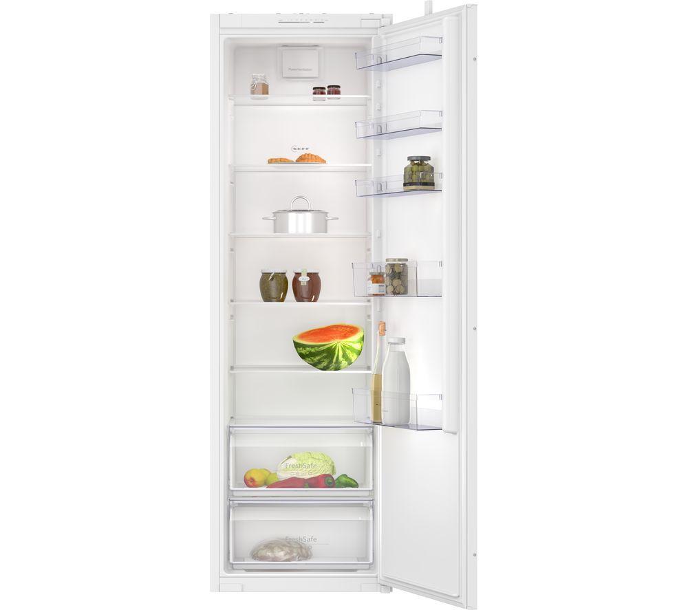NEFF N30 KI1811SE0G Integrated Tall Fridge - Sliding Hinge