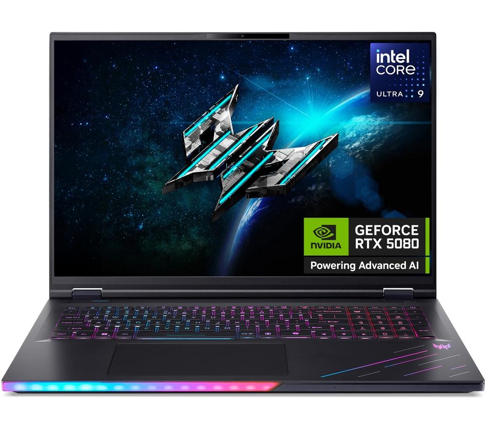 ACER Predator Helios 18 AI 18inch Gaming Laptop - Intel®Core  Ultra 9, RTX 5080, 2 TB SSD