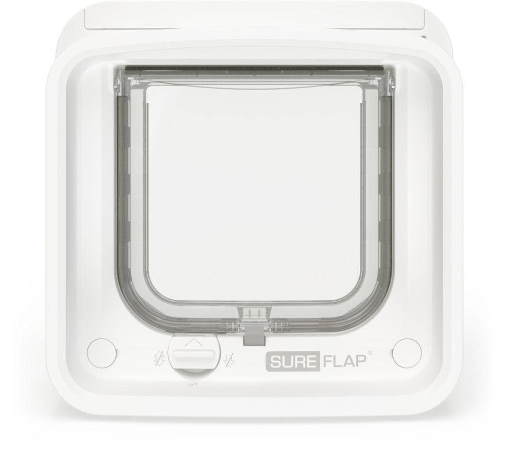 SUREFLAP Dual Scan Microchip Cat Flap - White