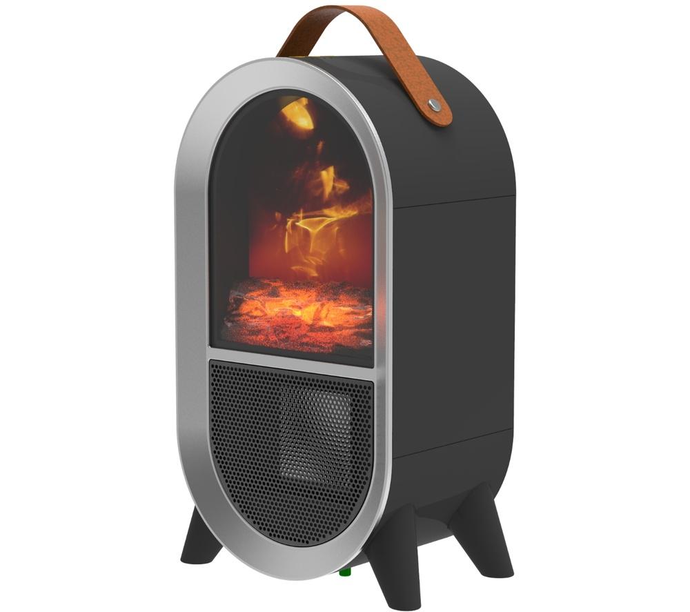 SMART AIR Glow Heat Portable Fan Heater - Black