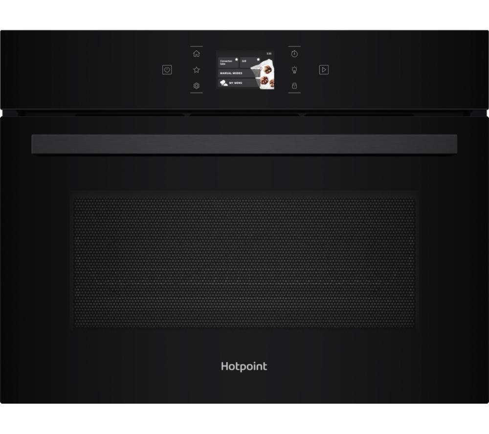 HOTPOINT Class 8 HCW9OWPHTSBUK Built-in Compact Combination Microwave - Black