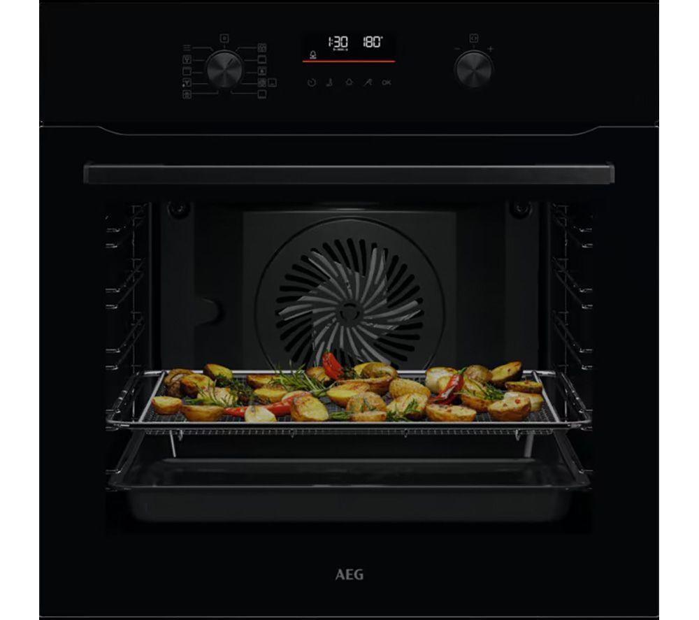 AEG 6000 SenseCook OS6PB50AK Electric Pyrolytic Oven - Black