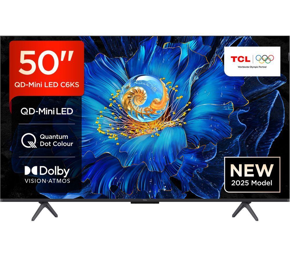 50inch TCL C6KS  QD-Mini LED 4K HDR Smart Google TV - 50C6KS